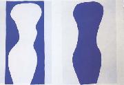 Henri Matisse Shapes white Torso and Blue Torso(Jazz) (mk35) oil painting